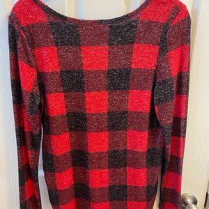 Size small Buffalo plaid sweater old navy women